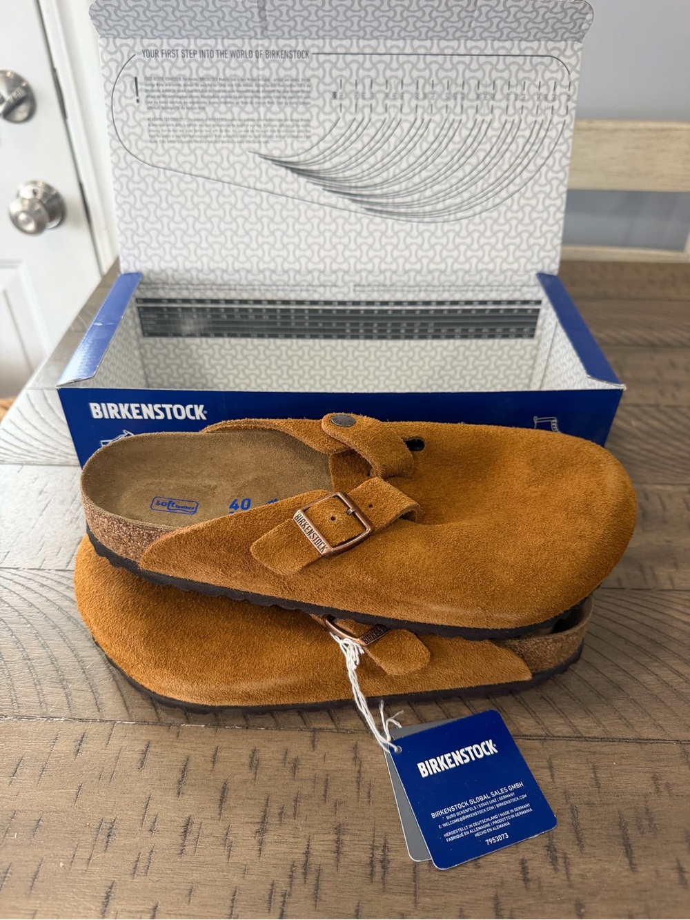 BNWT! Birkenstock Boston in Mink size 9 - Picture 2 of 5